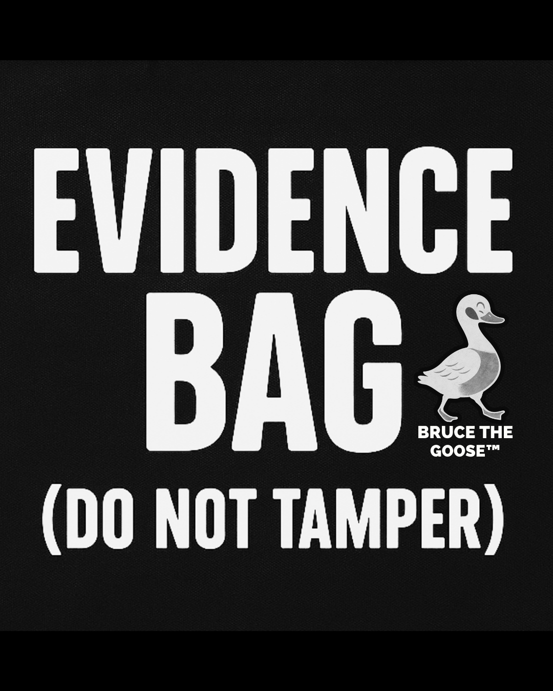 Cotton Tote Bag Evidence Bag