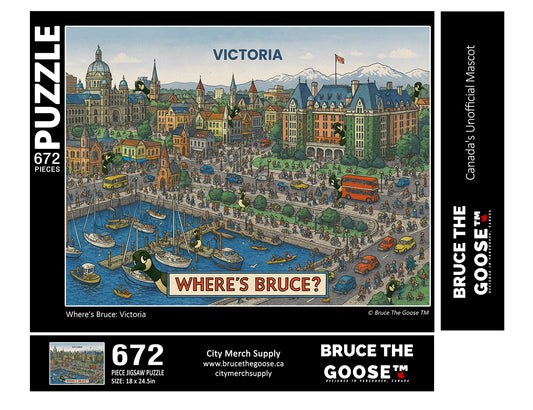 Where's Bruce Jigsaw Puzzle - Victoria Edition