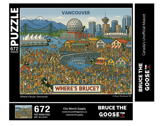 Where's Bruce Jigsaw Puzzle - Vancouver Edition
