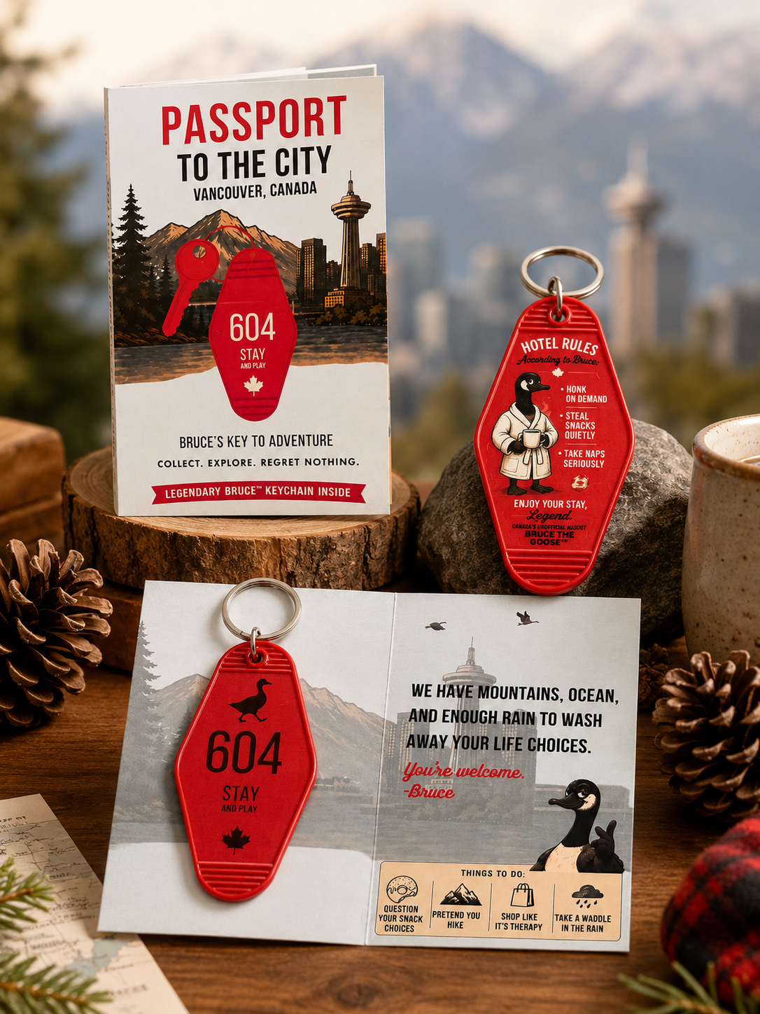 Vancouver Vintage Hotel Key Collection
